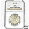 Image 1 : 1941-D Walking Liberty Half Dollar NGC MS64
