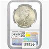 Image 2 : 1923 Silver Peace Dollar NGC MS65