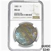 Image 1 : 1883 Morgan Silver Dollar NGC MS63