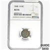 Image 1 : 1848 Seated Liberty Half Dime NGC AU55