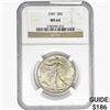 Image 1 : 1947 Walking Liberty Half Dollar NGC MS64