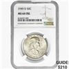 Image 1 : 1949-D Franklin Half Dollar NGC MS64 FBL