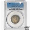 Image 1 : 1853 Arrows & Ray Seated Liberty Quarter PCGS VF30