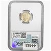Image 2 : 1935-D Mercury Silver Dime NGC MS65