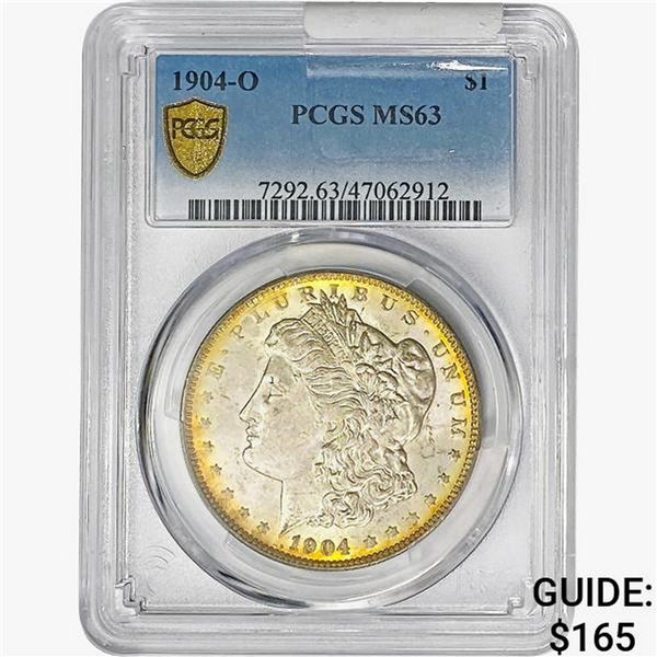 1904-O Morgan Silver Dollar PCGS MS63