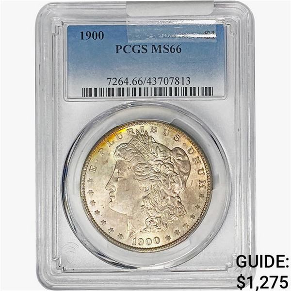 1900 Morgan Silver Dollar PCGS MS66