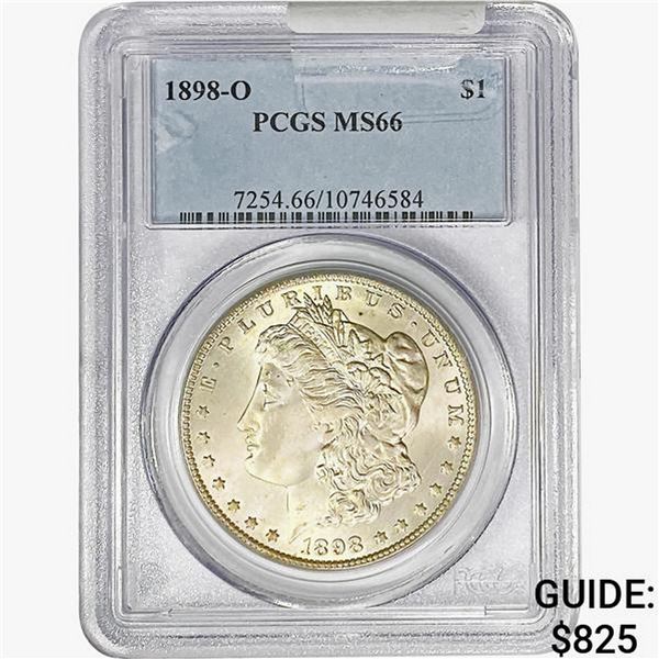 1898-O Morgan Silver Dollar PCGS MS66