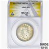 Image 1 : 1949 Franklin Half Dollar ANACS MS65