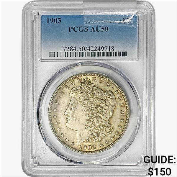 1903 Morgan Silver Dollar PCGS AU50
