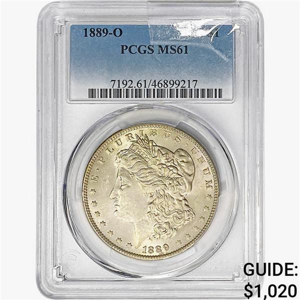 1889-O Morgan Silver Dollar PCGS MS61