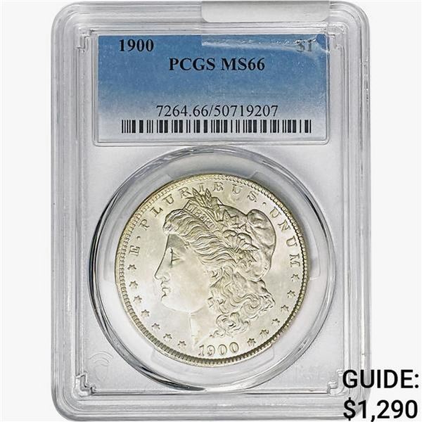 1900 Morgan Silver Dollar PCGS MS66
