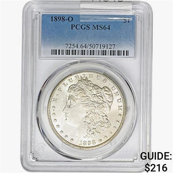 1898-O Morgan Silver Dollar PCGS MS64