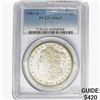 Image 1 : 1881-S Morgan Silver Dollar PCGS MS65