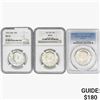 Image 1 : [3] 1966-1976 Kennedy Half Dollar NGC/PCGS MS/PR67/69 DCAM