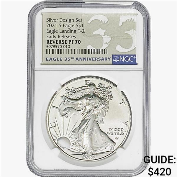2021-S Silver Eagle NGC PF70 REV