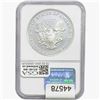 Image 2 : 2000 Silver Eagle NGC PF69 ULTRA CAMEO