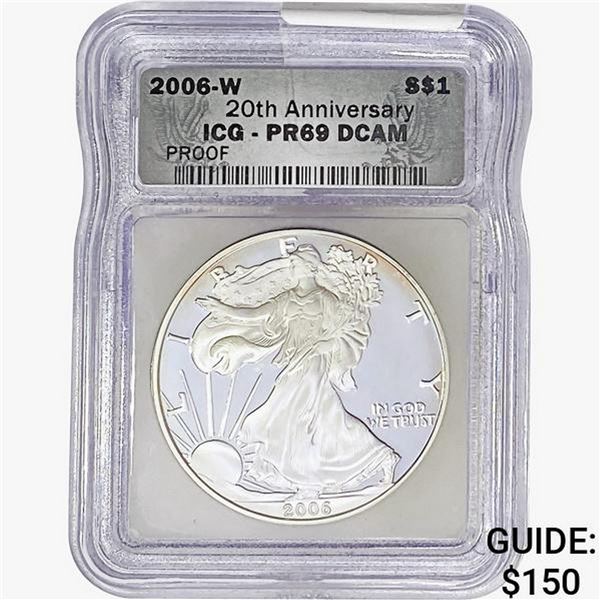 2006-W Silver Eagle ICG PR69 DCAM