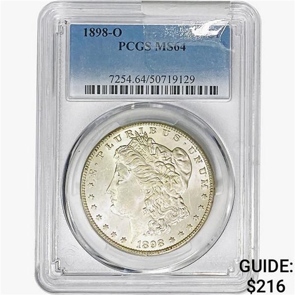 1898-O Morgan Silver Dollar PCGS MS64