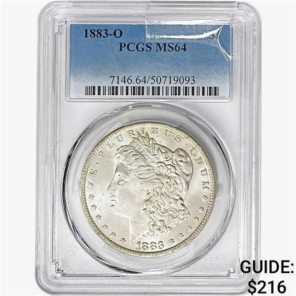 1883-O Morgan Silver Dollar PCGS MS64