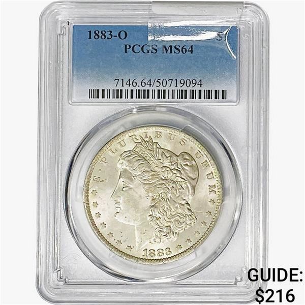 1883-O Morgan Silver Dollar PCGS MS64