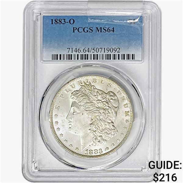 1883-O Morgan Silver Dollar PCGS MS64