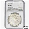 Image 1 : 1921-D Morgan Silver Dollar NGC MS63