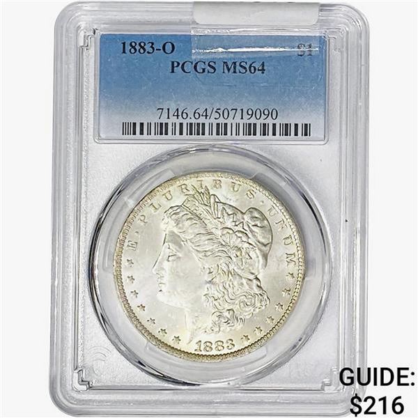 1883-O Morgan Silver Dollar PCGS MS64