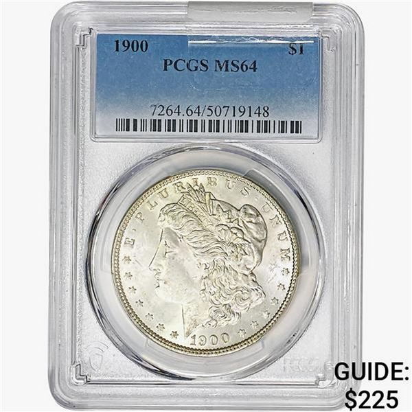 1900 Morgan Silver Dollar PCGS MS64