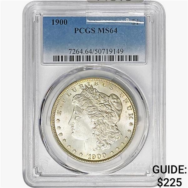 1900 Morgan Silver Dollar PCGS MS64