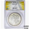 Image 1 : 1902-O Morgan Silver Dollar ANACS MS60