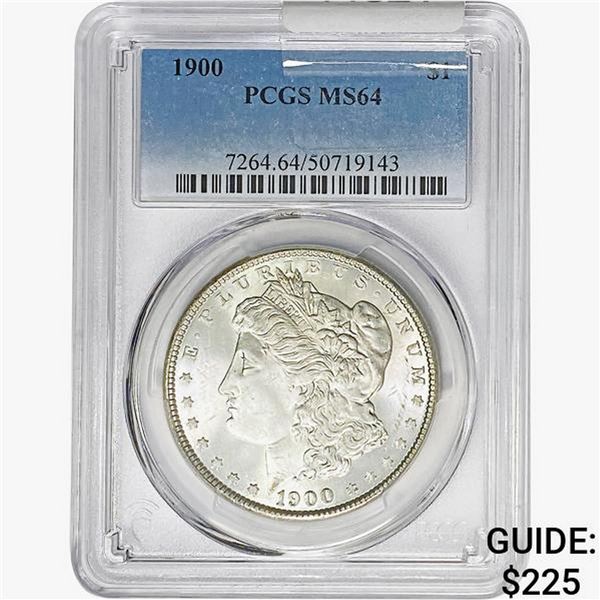 1900 Morgan Silver Dollar PCGS MS64