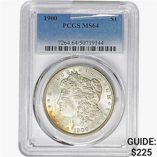 1900 Morgan Silver Dollar PCGS MS64