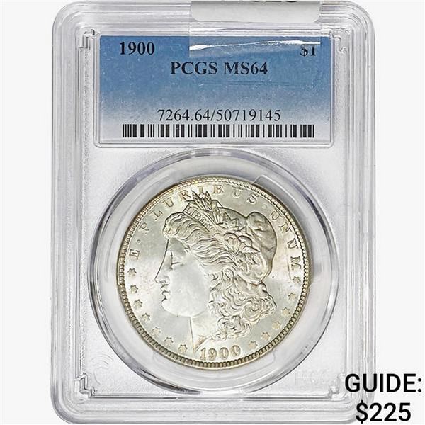 1900 Morgan Silver Dollar PCGS MS64