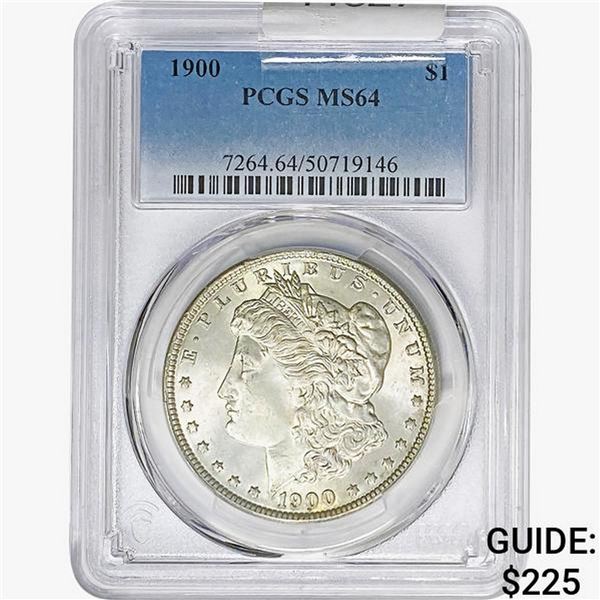 1900 Morgan Silver Dollar PCGS MS64
