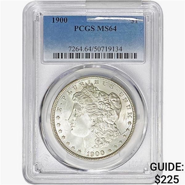 1900 Morgan Silver Dollar PCGS MS64