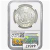 Image 2 : 1890 Morgan Silver Dollar NGC MS64