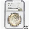 Image 1 : 1882 Morgan Silver Dollar NGC MS64