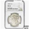 Image 1 : 1890-S Morgan Silver Dollar NGC MS62
