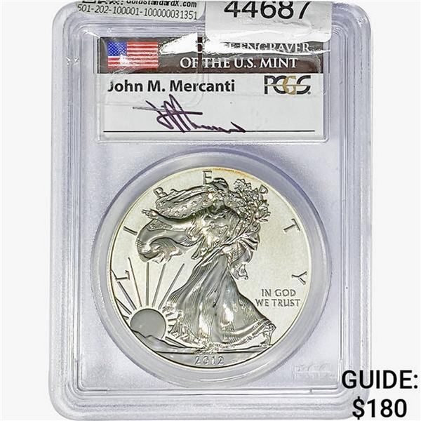 2012-S Silver Eagle PCGS PR69 REV PR