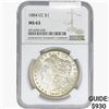 Image 1 : 1884-CC Morgan Silver Dollar NGC MS63