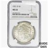 Image 1 : 1921-D Morgan Silver Dollar NGC MS63