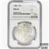 Image 1 : 1884 Morgan Silver Dollar NGC MS64
