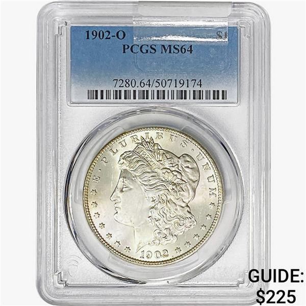 1902-O Morgan Silver Dollar PCGS MS64