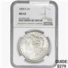 Image 1 : 1890-S Morgan Silver Dollar NGC MS62