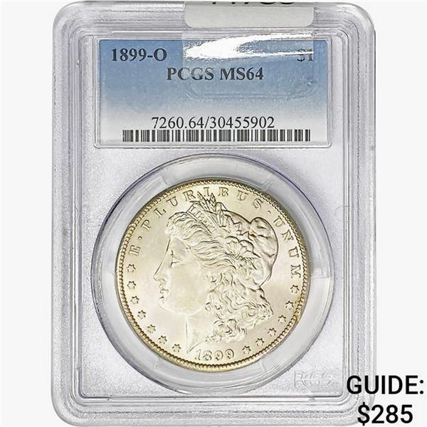 1899-O Morgan Silver Dollar PCGS MS64