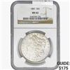Image 1 : 1887 Morgan Silver Dollar NGC MS62