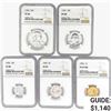 Image 1 : 1955 [5] US Varied Coinage NGC PF67-69