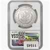 Image 2 : 1890 Morgan Silver Dollar NGC MS61 PL