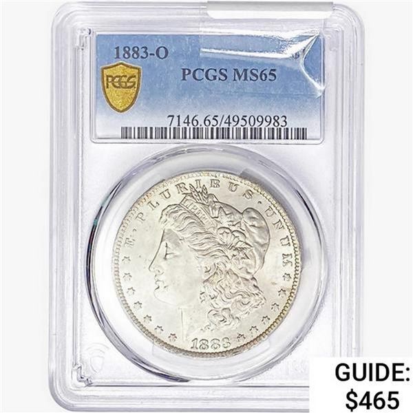 1883-O Morgan Silver Dollar PCGS MS65