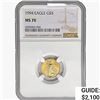 Image 1 : 1994 $5 1/10oz. American Gold Eagle NGC MS70